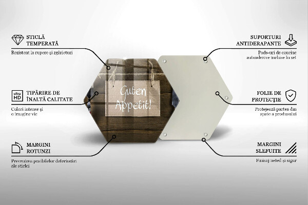 Chopping board GUTEN APETIT inscription boards