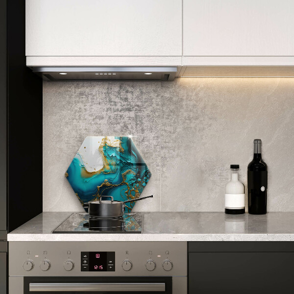 Chopping board Turquoise abstraction