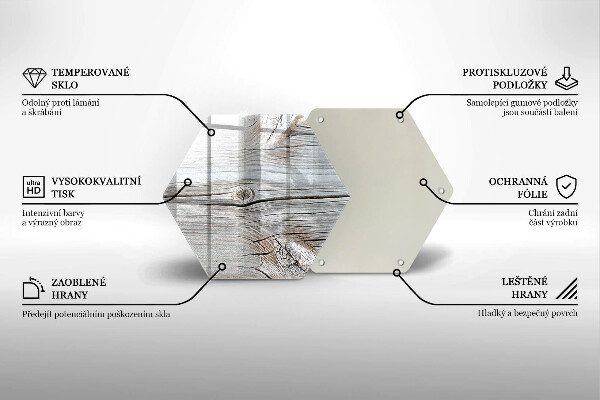 Chopping board Bright wood structure