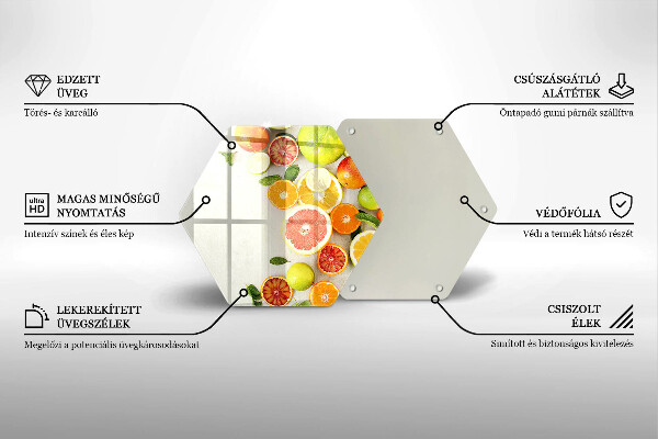 Chopping board Fruits citruses