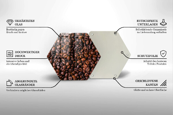 Chopping board Coffee beans