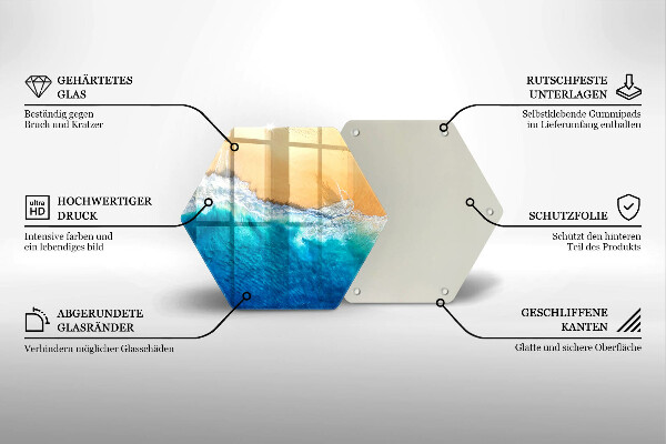 Chopping board Beach and sea