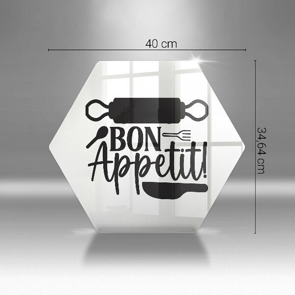 Chopping board The inscription Bon Appetit