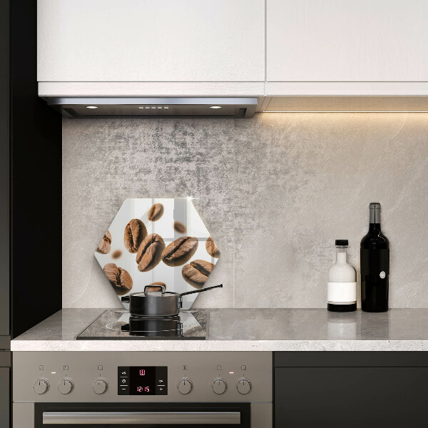 Glass kitchen board Coffee beans