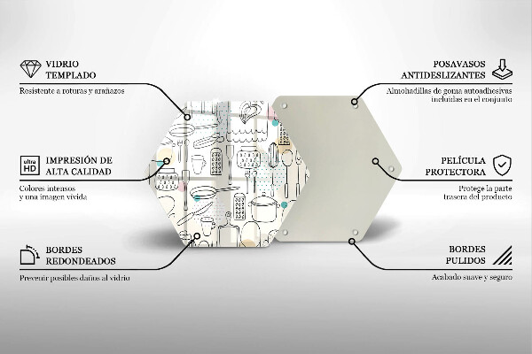 Glass kitchen board Kitchen accessories