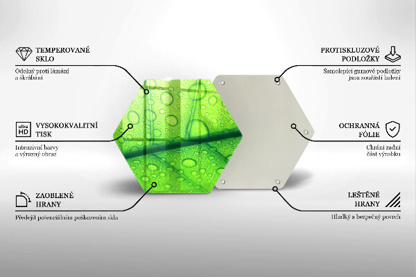 Glass kitchen board Leaf closer