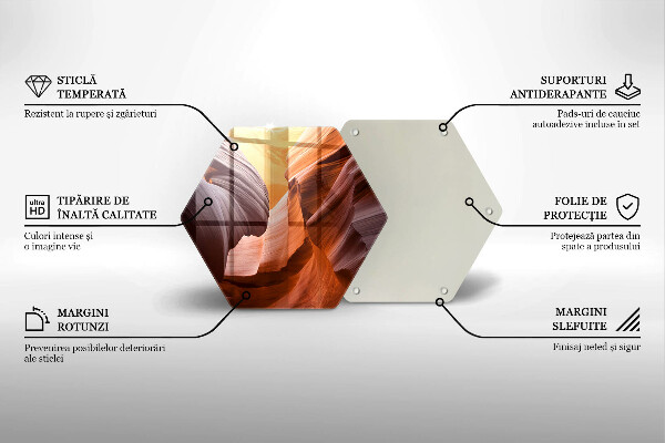 Glass kitchen board Grand Canyon