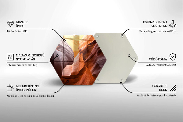 Glass kitchen board Grand Canyon