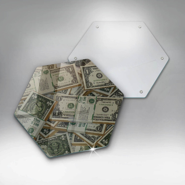 Glass kitchen board Dollars