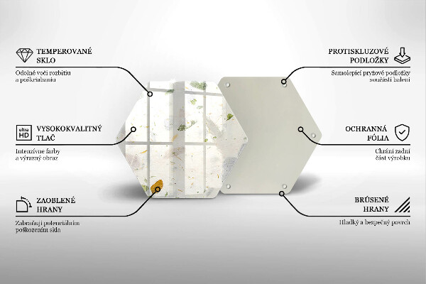 Chopping board Falling leaves