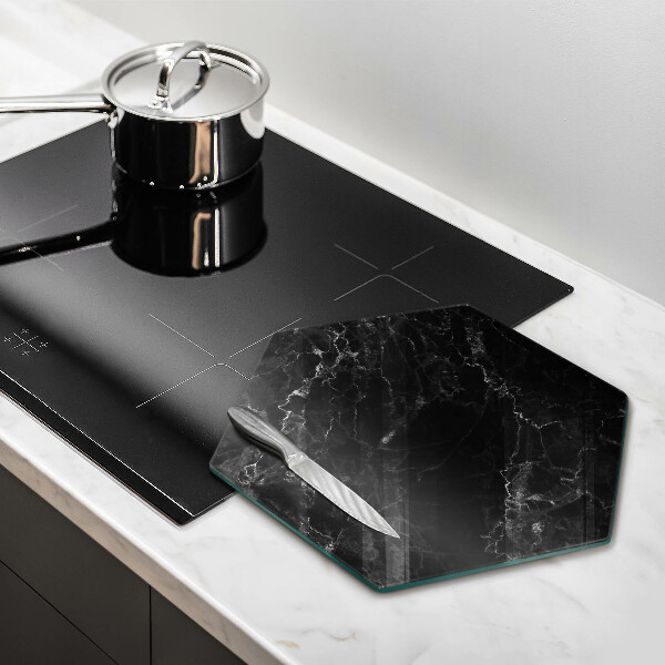 Chopping board glass Elegant marble