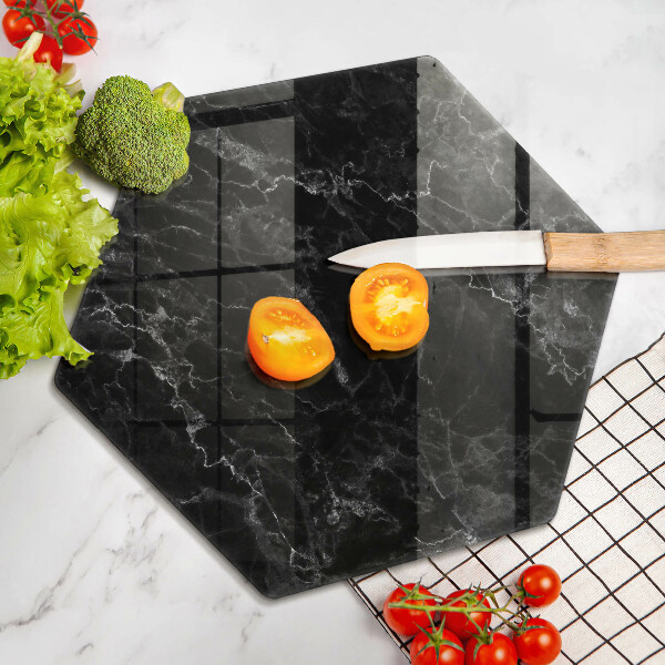 Chopping board glass Elegant marble