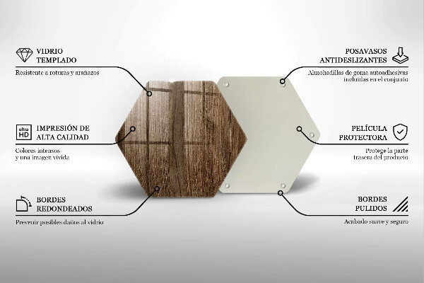 Chopping board glass Wood texture