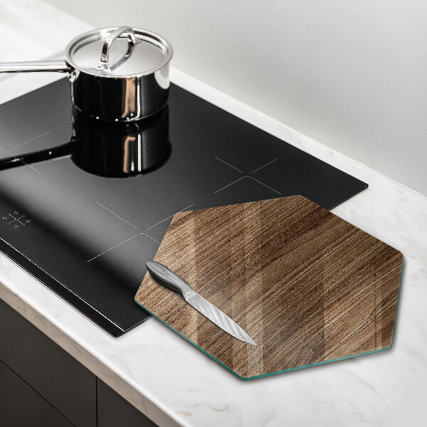 Chopping board glass Wood texture
