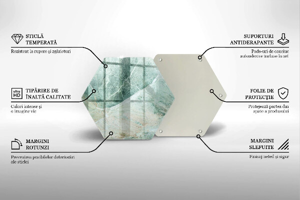 Kitchen worktop protector Stone structure