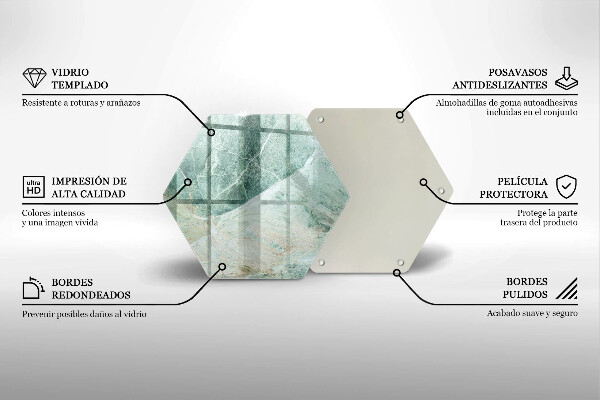 Kitchen worktop protector Stone structure