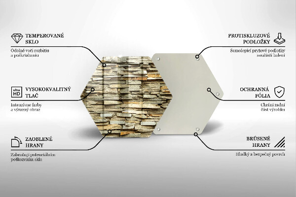 Chopping board Decorative stones