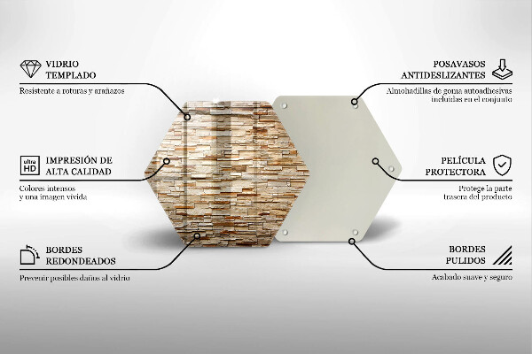 Chopping board Decorative texture stones