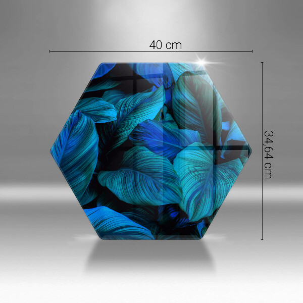 Chopping board glass Jungle vegetation leaves