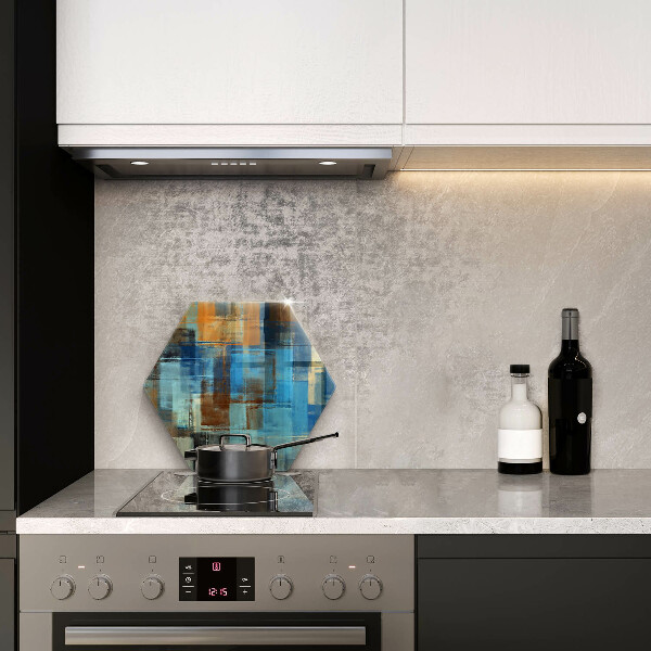 Chopping board glass Painted background