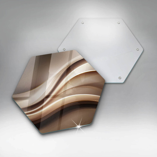 Kitchen worktop protector Abstraction mild lines