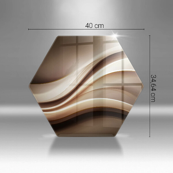 Kitchen worktop protector Abstraction mild lines