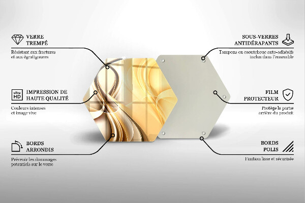 Kitchen worktop protector Abstraction of smoke