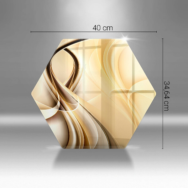 Kitchen worktop protector Abstraction of smoke