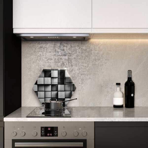 Chopping board 3D square abstraction