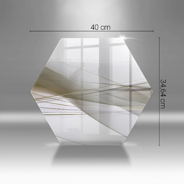 Chopping board Abstraction Design lines