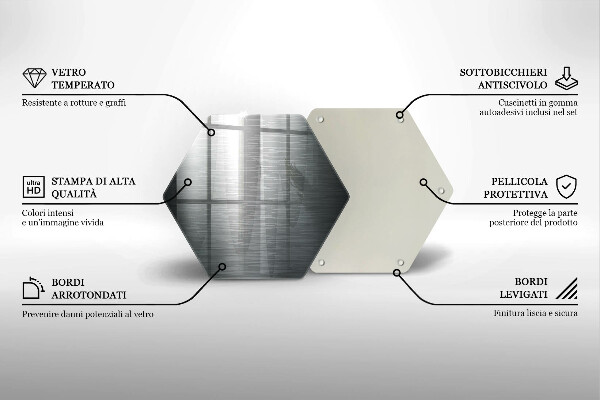 Chopping board Metal texture