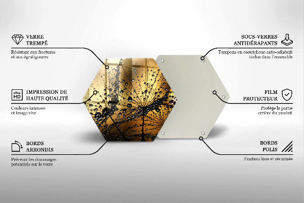 Cutting board Rosa and dandelions