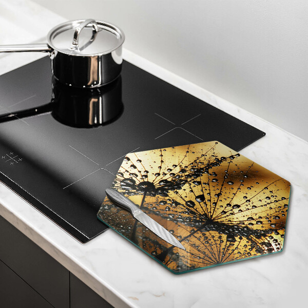 Cutting board Rosa and dandelions