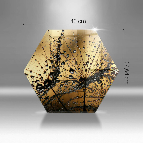 Cutting board Rosa and dandelions