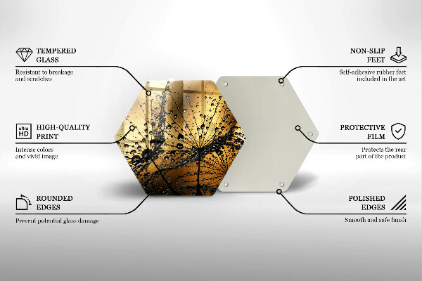 Cutting board Rosa and dandelions