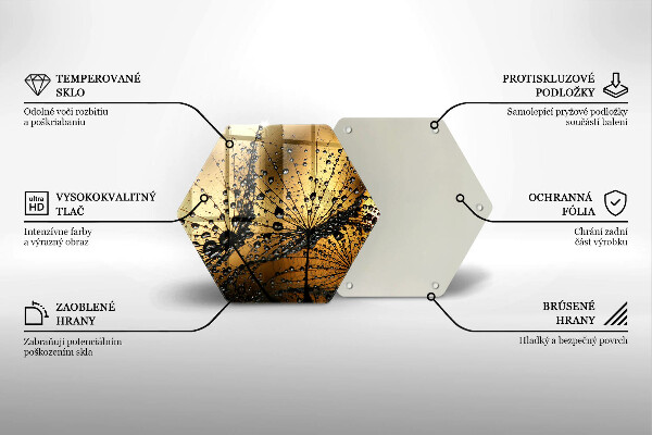 Cutting board Rosa and dandelions