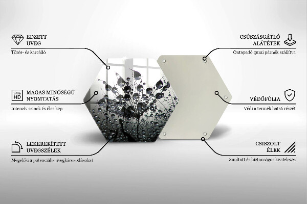 Cutting board Dandelions and dew