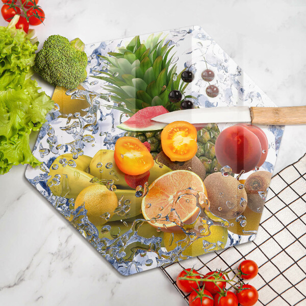 Kitchen worktop protector Juicy fruit and water