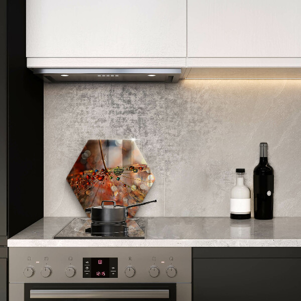 Kitchen worktop protector Wet dandelion