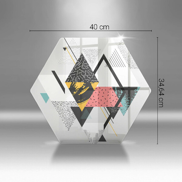 Kitchen worktop protector Abstraction of the triangle