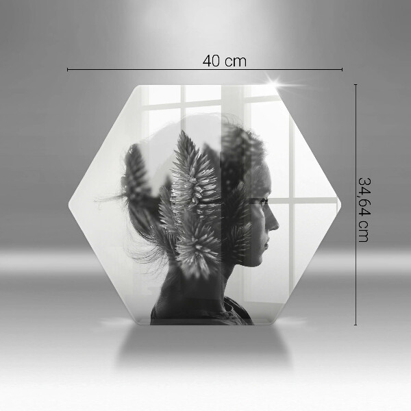 Kitchen worktop protector Woman and forest