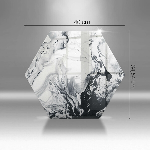 Kitchen worktop protector Ink abstraction