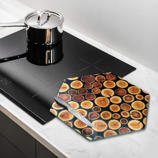 Kitchen worktop protector Wooden stumps of trees