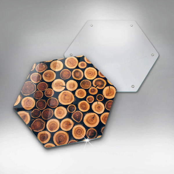 Kitchen worktop protector Wooden stumps of trees