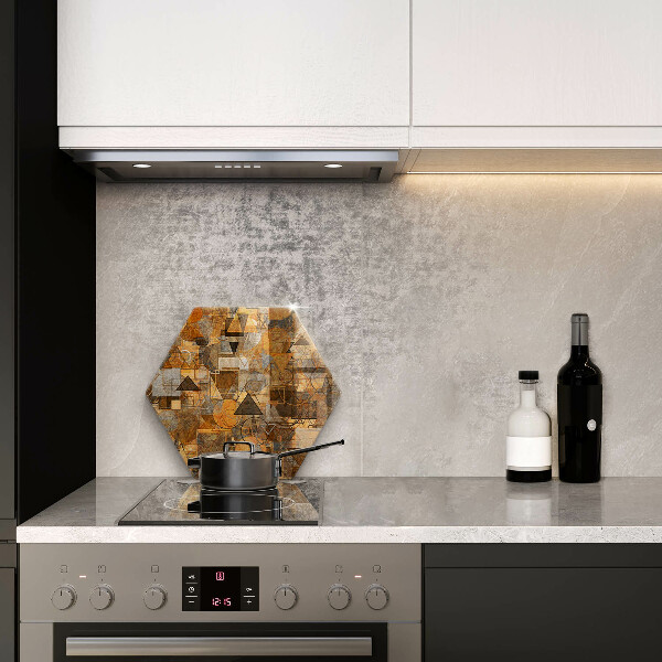 Kitchen worktop protector Geometric figure pattern