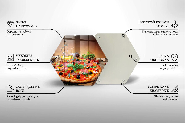 Kitchen worktop protector Italian pizza