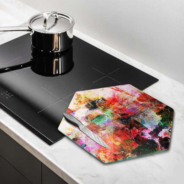 Chopping board Paint abstraction
