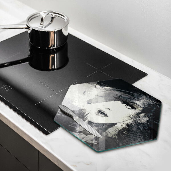 Kitchen worktop protector Women's painting