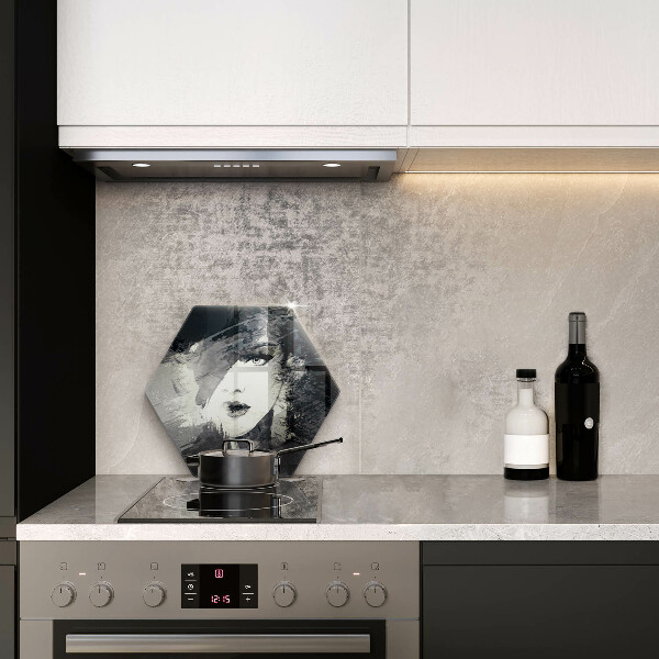 Kitchen worktop protector Women's painting