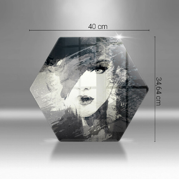 Kitchen worktop protector Women's painting